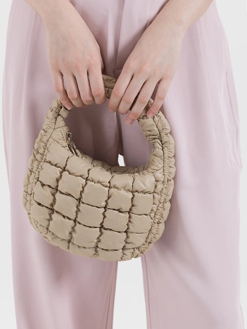 Y2K Mini Round Quilted Bag