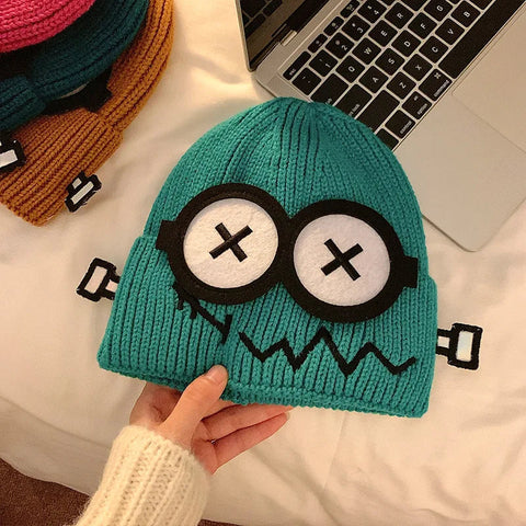 Y2K Minions Knitted Beanie