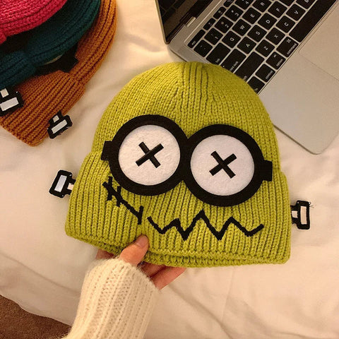 Y2K Minions Knitted Beanie