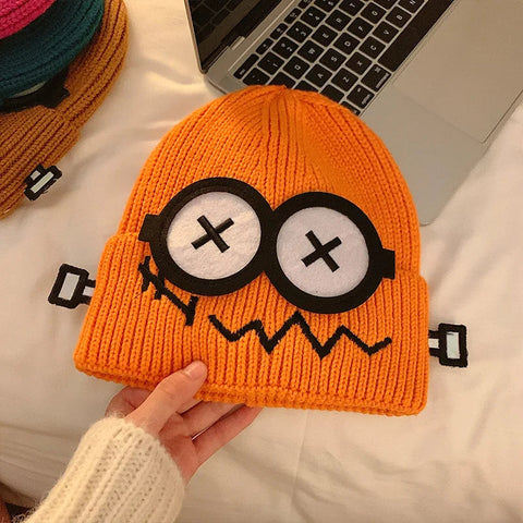 Y2K Minions Knitted Beanie