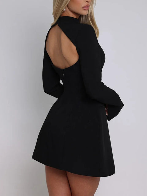 Y2K Open Back Mini Dress