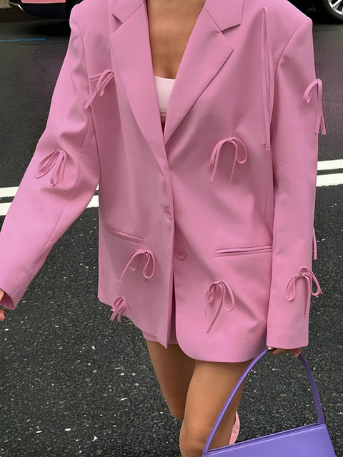 Y2K Pink Blazer