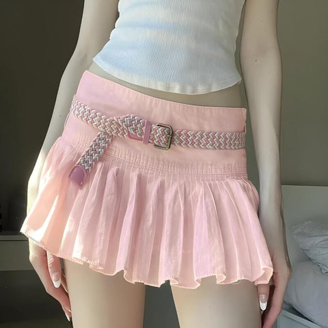 Y2K Pink Mini Skirt