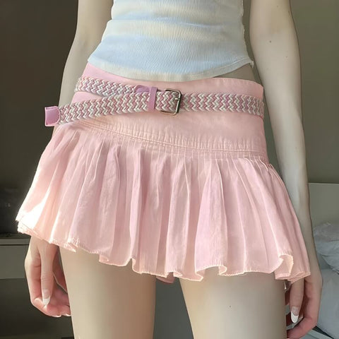 Y2K Pink Mini Skirt