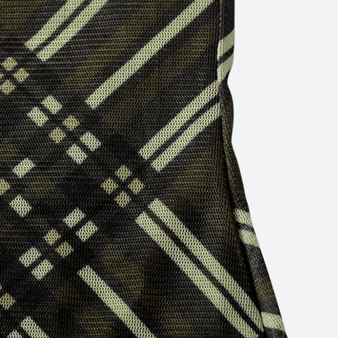 Y2K Plaid Bodycon Mini Dress