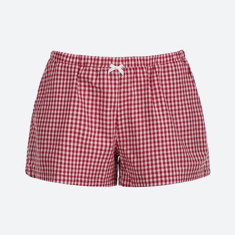 Y2K Plaid Boxer Shorts