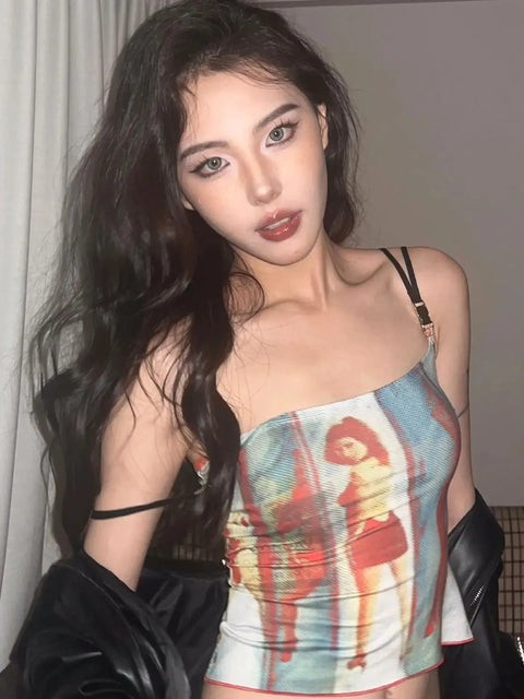 Y2K Pop Art Top