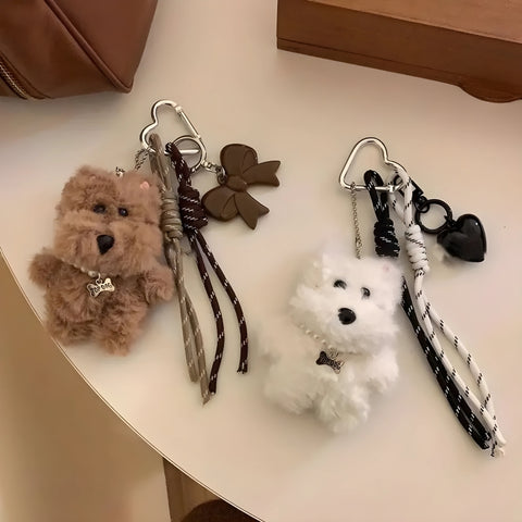 Y2K Puppy Plush Bag Charm