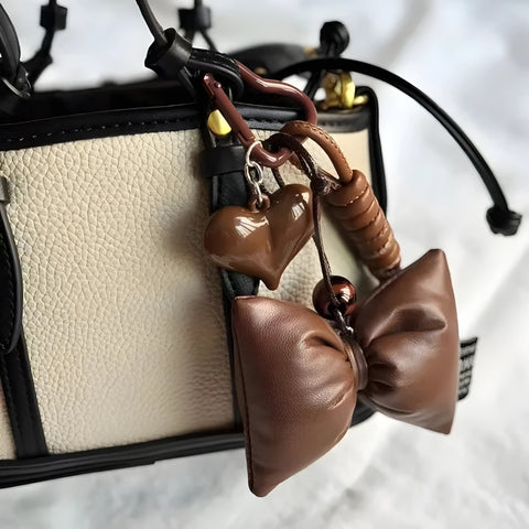 Y2K Racket & Bow Bag Charm