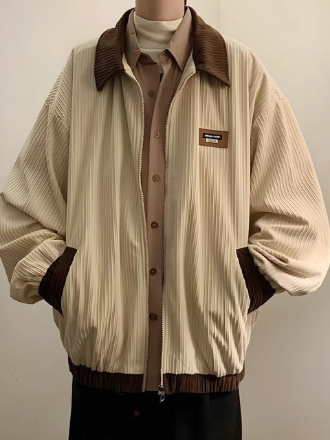 Y2K Ribbed Zip-Up Jacket