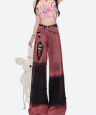 Y2K Ripped Wide Leg Jeans