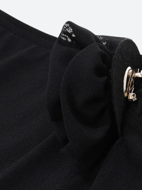 Y2K Rose One Shoulder Top