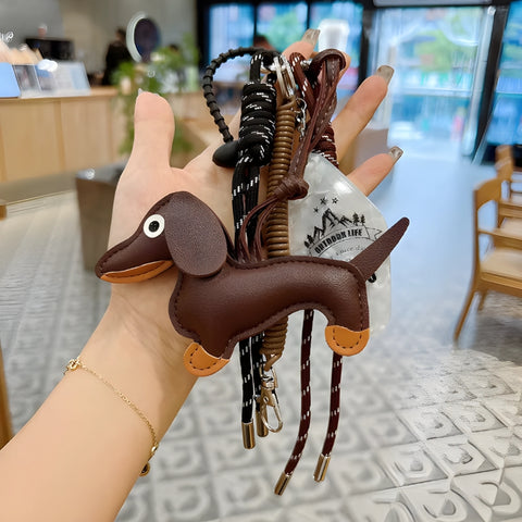 Y2K Sausage Dog Bag Charm