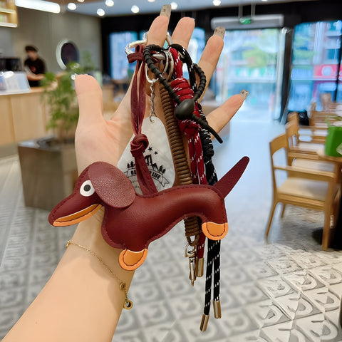 Y2K Sausage Dog Bag Charm