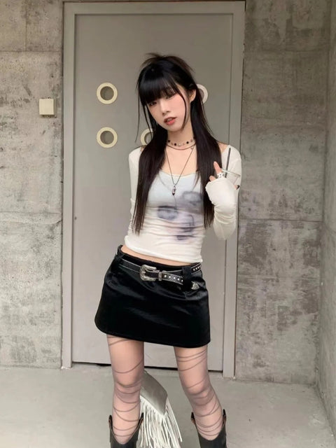 Y2K Scoop Neck Top
