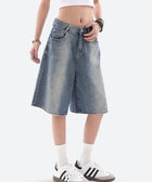 Y2K Skater Denim Shorts