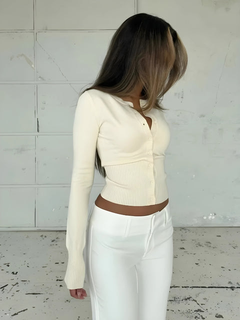 Y2K Slim Fit Cardigan