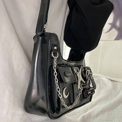 Y2K Star Chain Bag