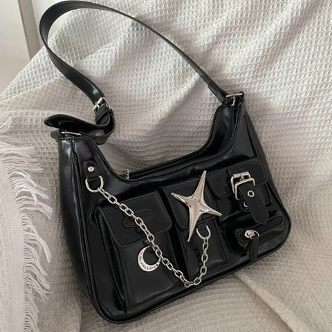 Y2K Star Chain Bag