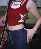 Y2K Star Layered Tank Top