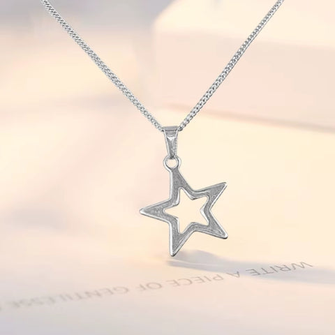 Y2K Star Necklace