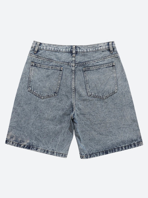 Y2K Star Patch Denim Shorts