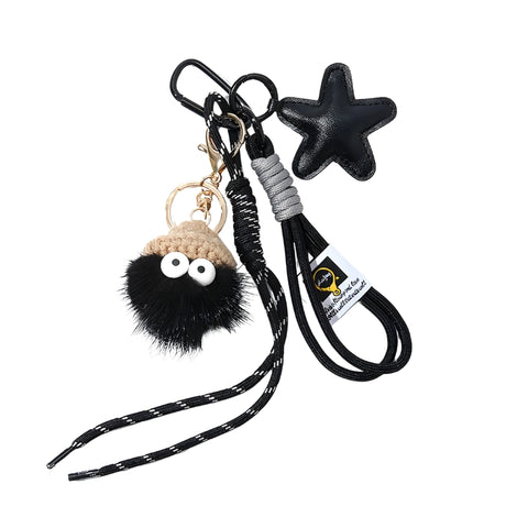 Y2K Star Pompom Buddy Bag Charm
