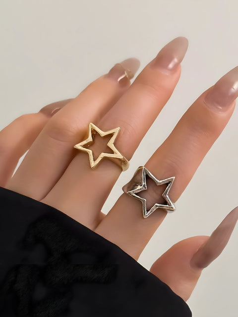 Y2K Star Ring