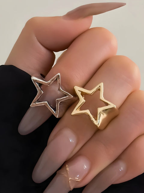 Y2K Star Ring