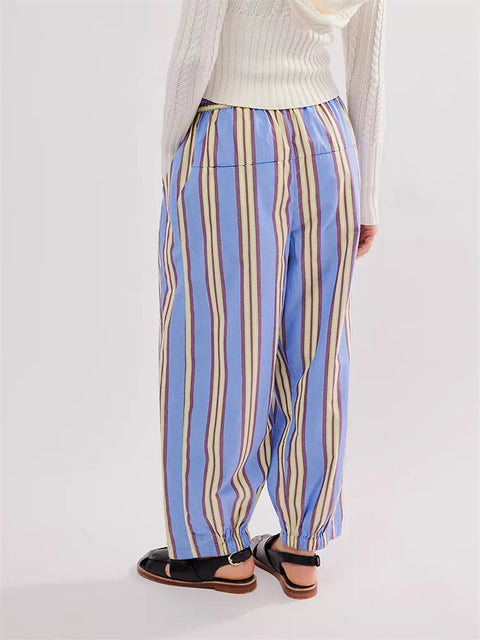 Y2K Striped Pants