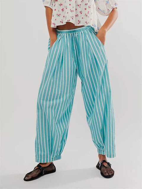 Y2K Striped Pants