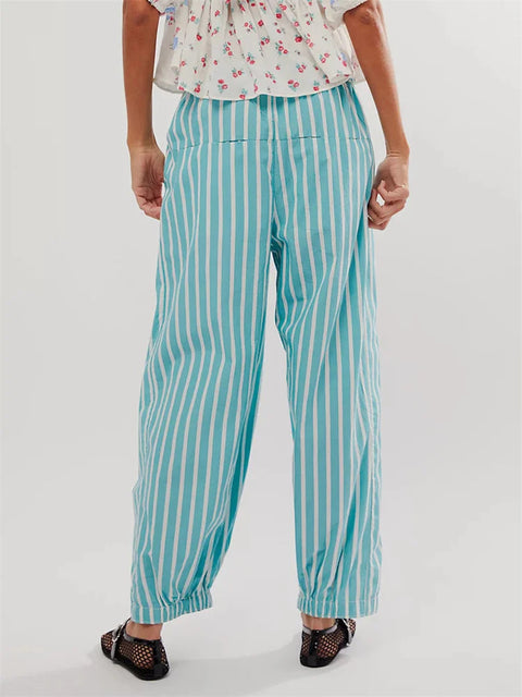 Y2K Striped Pants