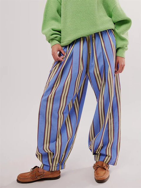 Y2K Striped Pants