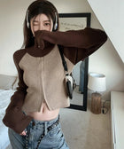 Y2K Turtleneck Cardigan