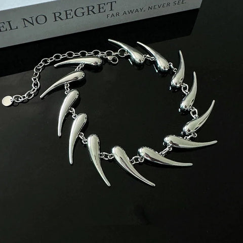 Y2K Wolf Tooth Necklace