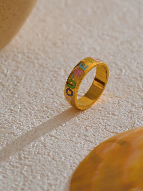 Y2K You're Perfect Ring