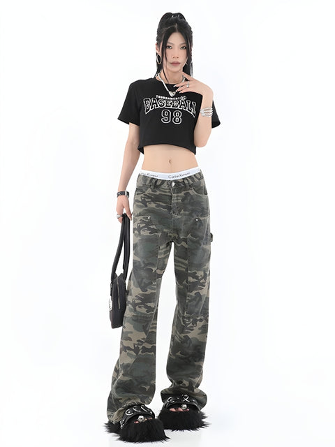 Y2K Camo Pants