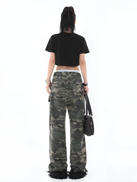 Y2K Camo Pants