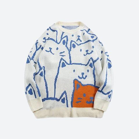 Y2K Cat Sweater