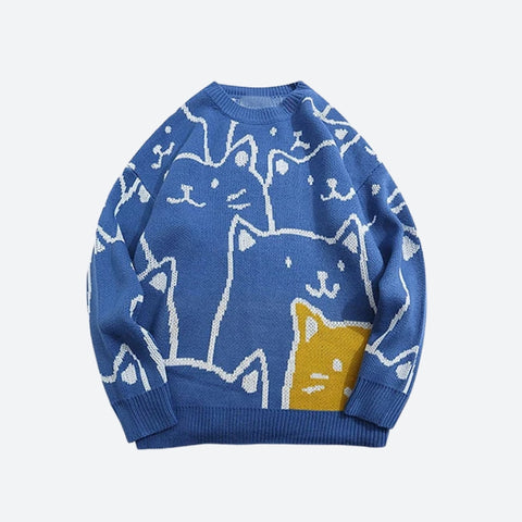 Y2K Cat Sweater