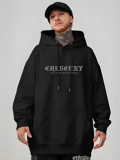 Y2K Crescent Moon Hoodie