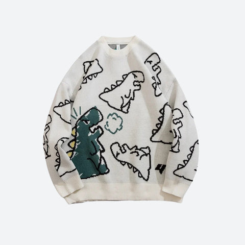 Y2K Dinosaur Sweater