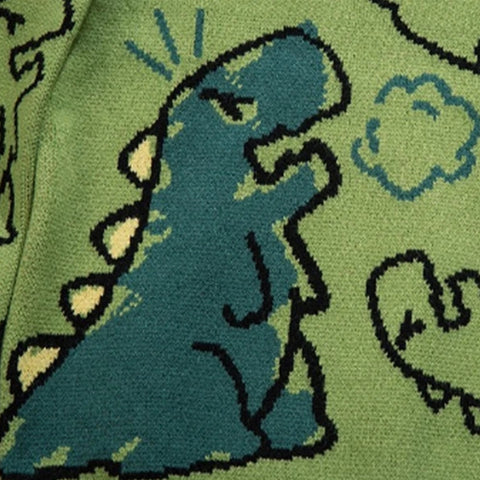 Y2K Dinosaur Sweater