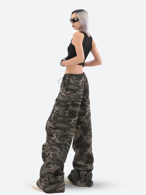 Y2K Baggy Camo Pants