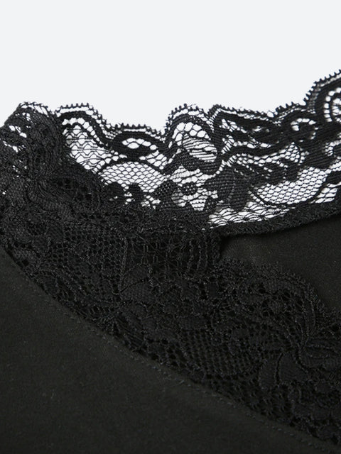 Y2K Lace Trim Top