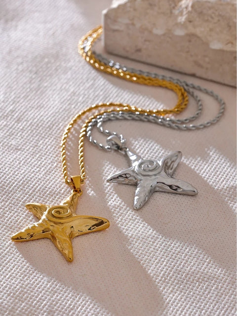 Y2K Starfish Necklace