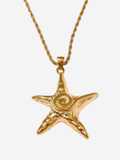 Y2K Starfish Necklace