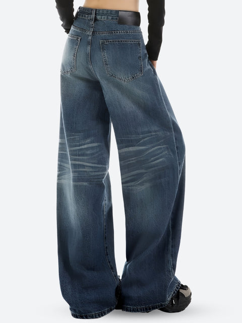 Y2K Wide Leg Denim Jeans