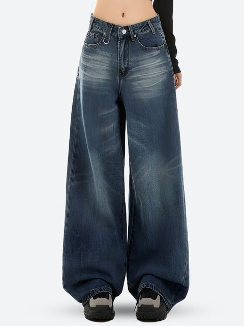 Y2K Wide Leg Denim Jeans