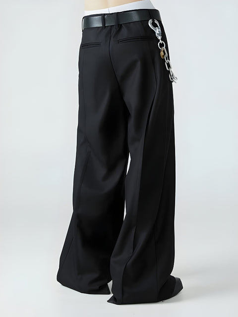 Y2K Wide Leg Tailored Pants